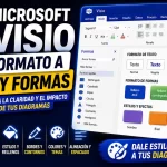 Dar formato a texto y formas en Microsoft Visio | Tema 9