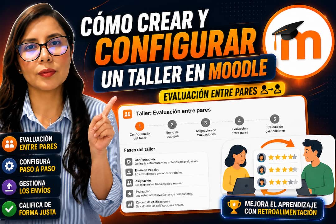Cómo configurar una actividad Taller en Moodle