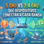 5 GHz vs 2,4 GHz: qué dispositivos conectar a cada banda