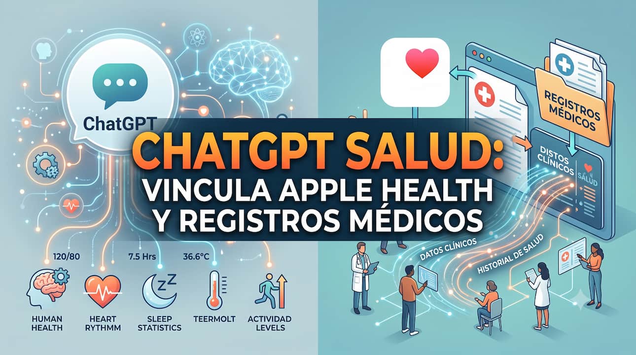 ChatGPT Salud: vincula Apple Health y registros médicos