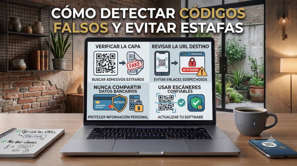 Cómo detectar códigos QR falsos y evitar estafas