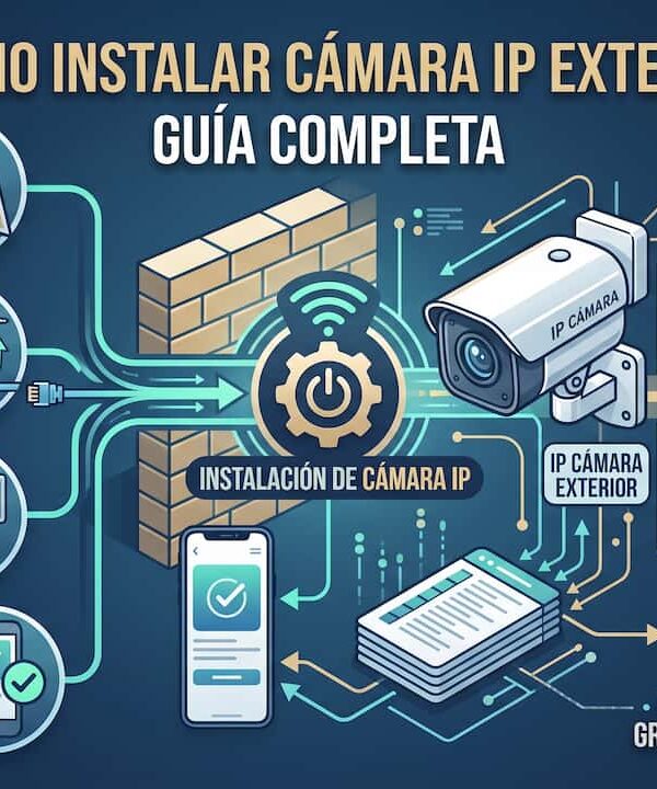 Cómo instalar cámara IP exterior: guía completa