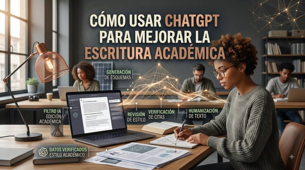 Cómo usar ChatGPT para mejorar la escritura académica: 10 claves para estudiantes y docentes