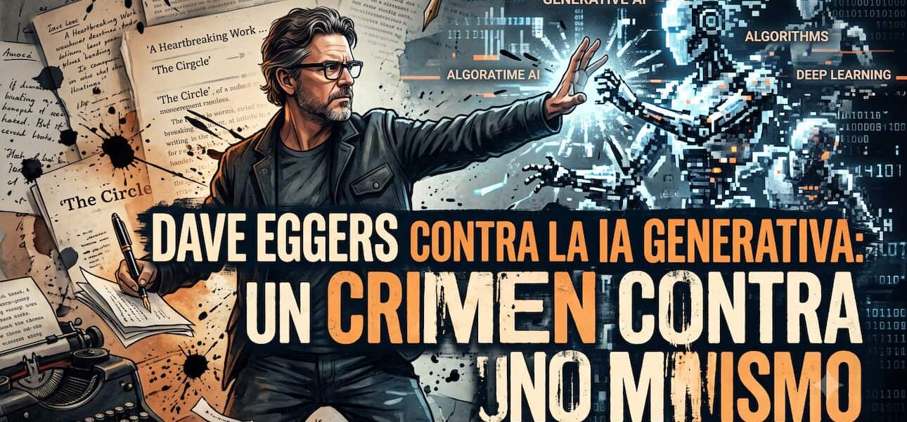 Dave Eggers contra la IA generativa: «crimen contra uno mismo»