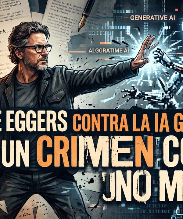 Dave Eggers contra la IA generativa: «crimen contra uno mismo»