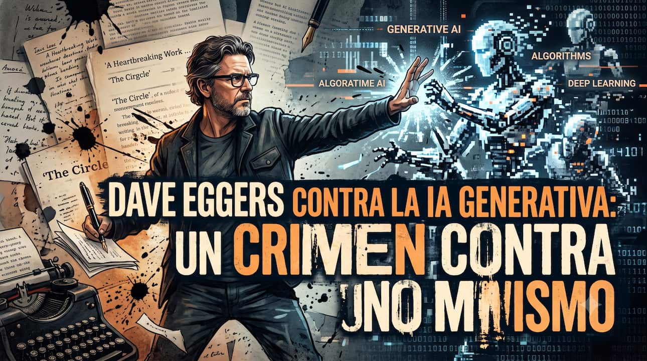 Dave Eggers contra la IA generativa: «crimen contra uno mismo»