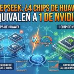 DeepSeek: 4 chips de Huawei equivalen a 1 de Nvidia