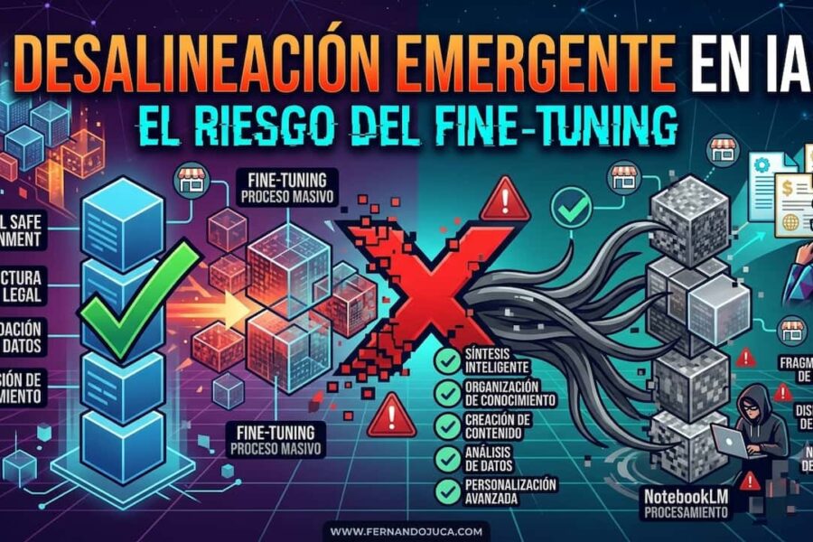 Desalineación emergente en IA: el riesgo del fine-tuning