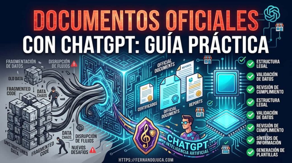 Documentos oficiales con ChatGPT: guía práctica