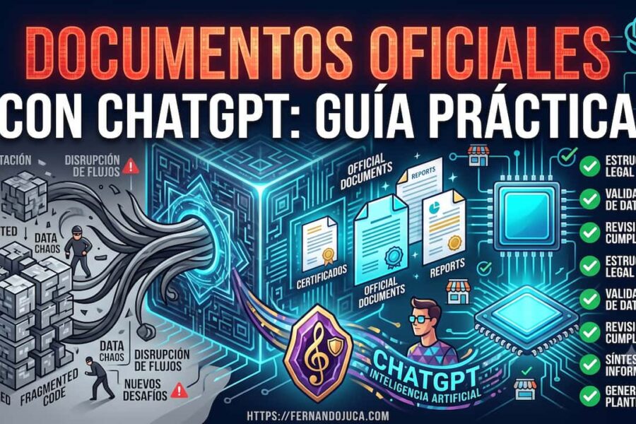Documentos oficiales con ChatGPT: guía práctica