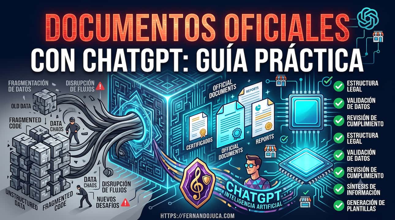 Documentos oficiales con ChatGPT: guía práctica