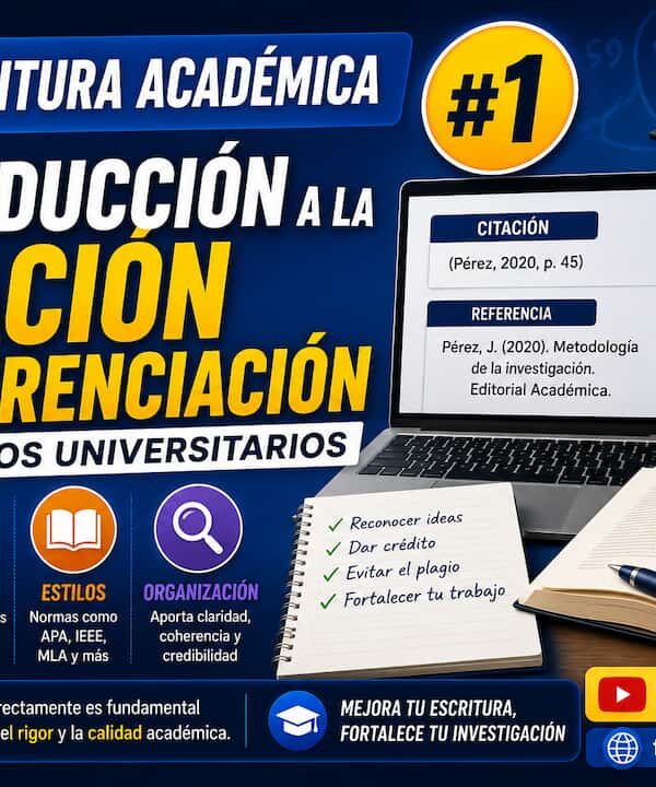 Escritura académica ✍️: Introducción a la citación y referenciación en trabajos universitarios