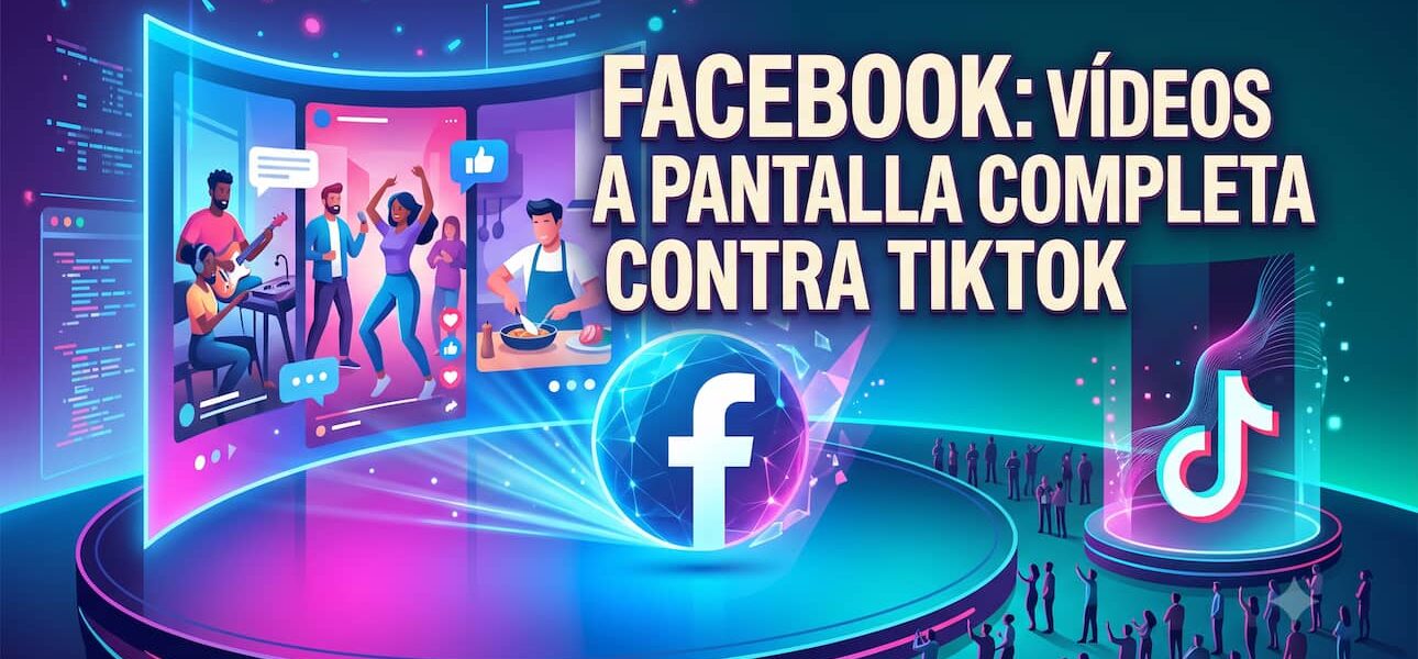 Facebook apuesta por vídeos a pantalla completa para competir con TikTok