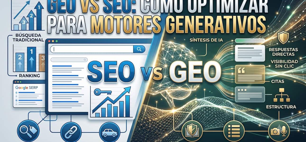 GEO vs SEO: cómo optimizar para motores generativos