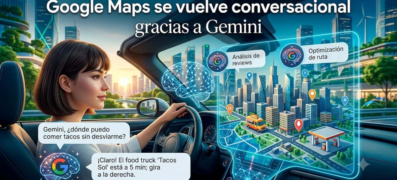 🗺️ Google Maps se vuelve conversacional gracias a Gemini: así funciona la nueva experiencia con IA