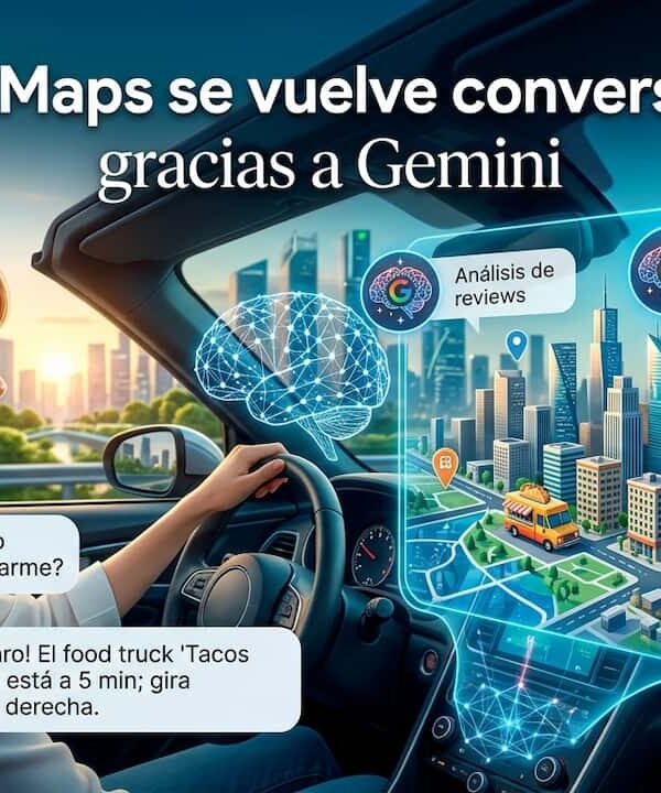 🗺️ Google Maps se vuelve conversacional gracias a Gemini: así funciona la nueva experiencia con IA