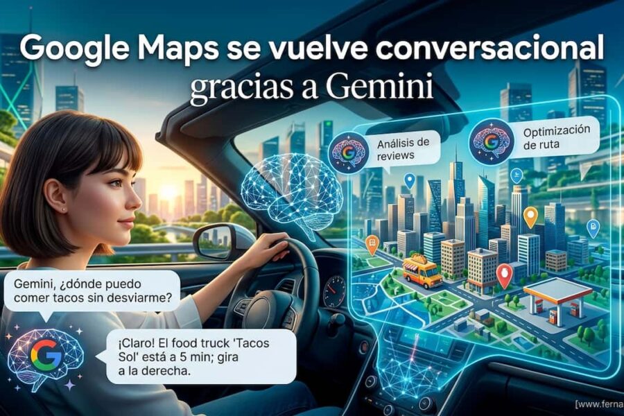🗺️ Google Maps se vuelve conversacional gracias a Gemini: así funciona la nueva experiencia con IA