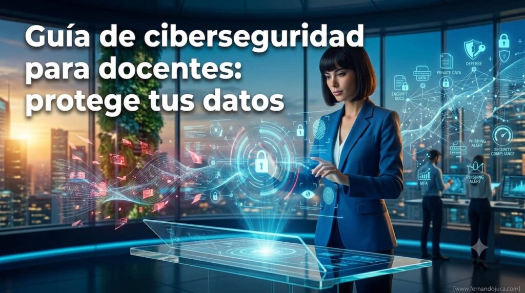 Guía de ciberseguridad para docentes: protege tus datos