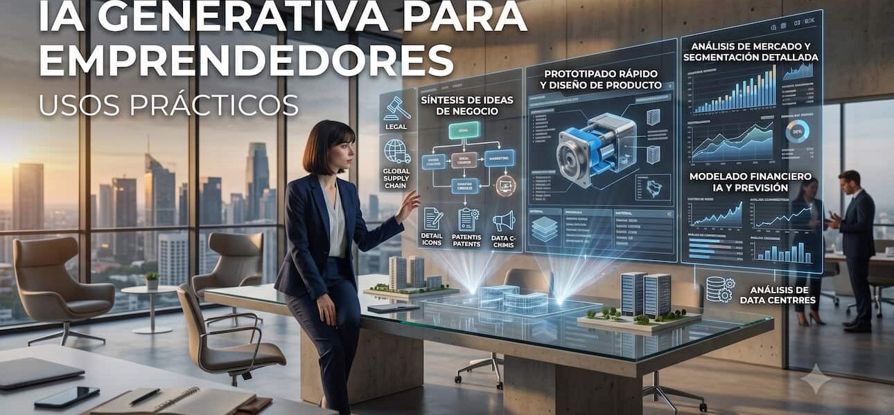 IA generativa para emprendedores: usos prácticos