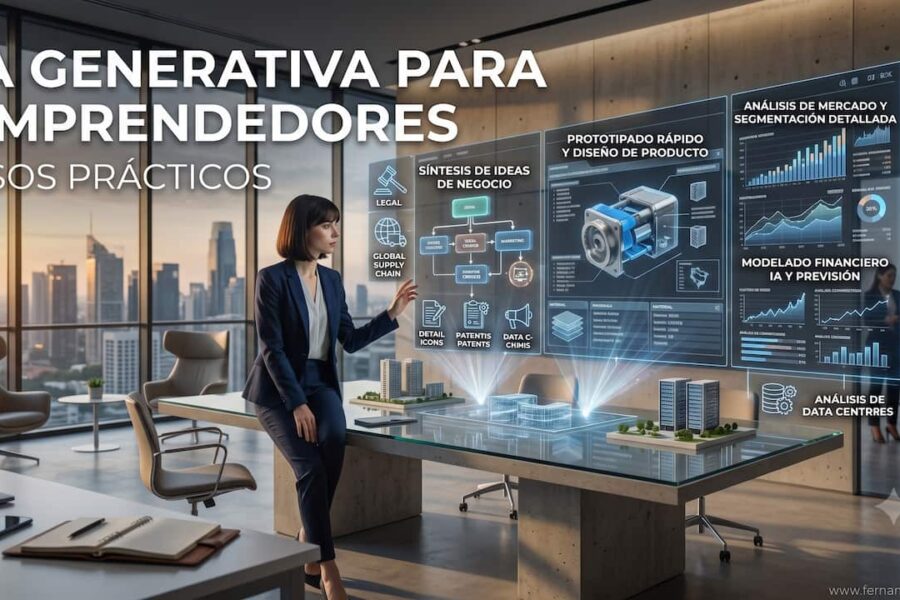 IA generativa para emprendedores: usos prácticos