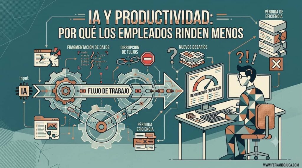 IA y productividad: por qué los empleados rinden menos