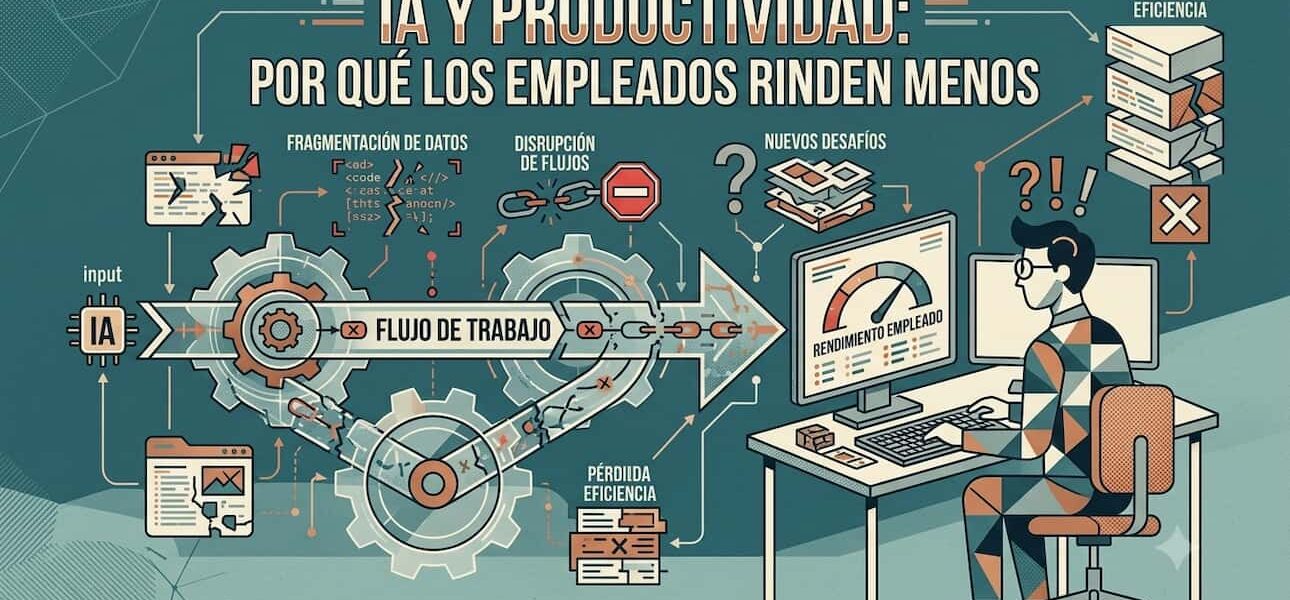 IA y productividad: por qué los empleados rinden menos