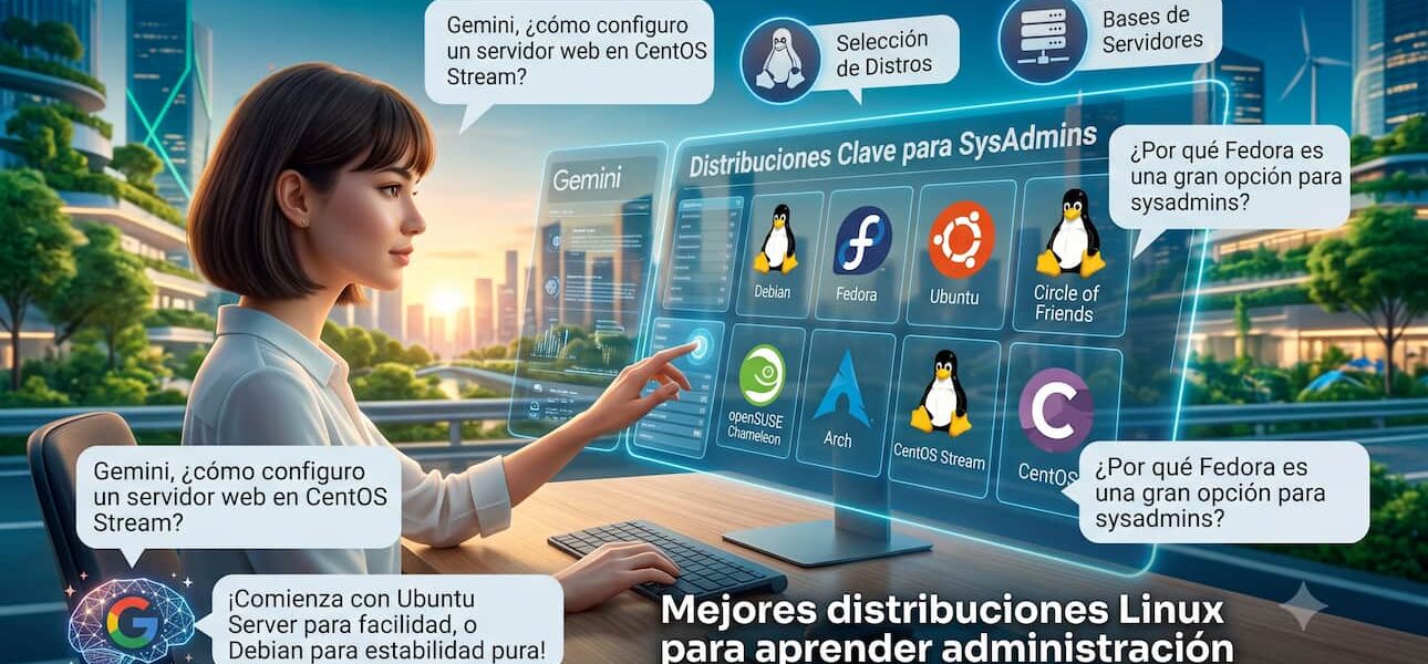 Mejores distribuciones Linux para aprender administración de sistemas desde cero