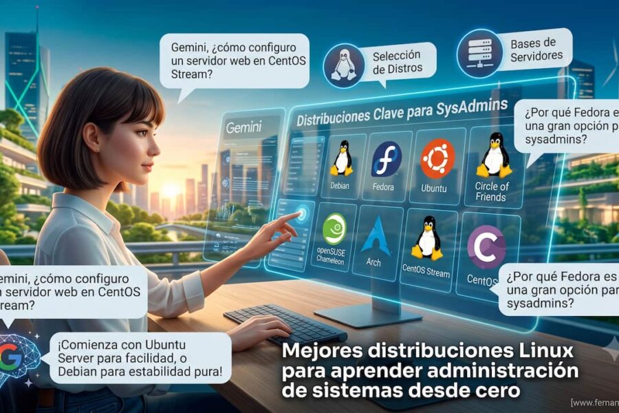 Mejores distribuciones Linux para aprender administración de sistemas desde cero