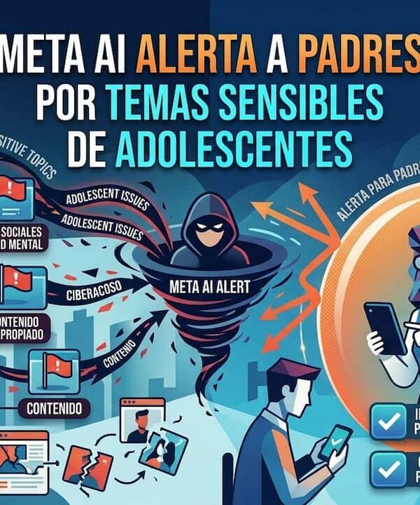 Meta AI alerta a padres por temas sensibles de adolescentes