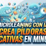 Microlearning con IA: crea píldoras educativas en minutos