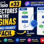 Conectores entre páginas en Microsoft Visio | Tema 33