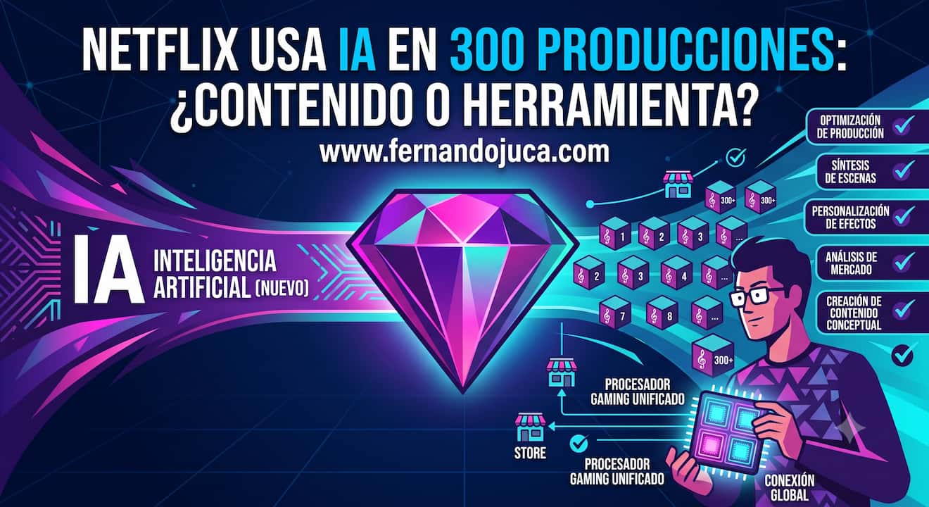 Netflix usa IA en 300 producciones: ¿contenido o herramienta?