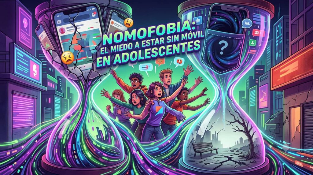 Nomofobia: el miedo a estar sin móvil en adolescentes