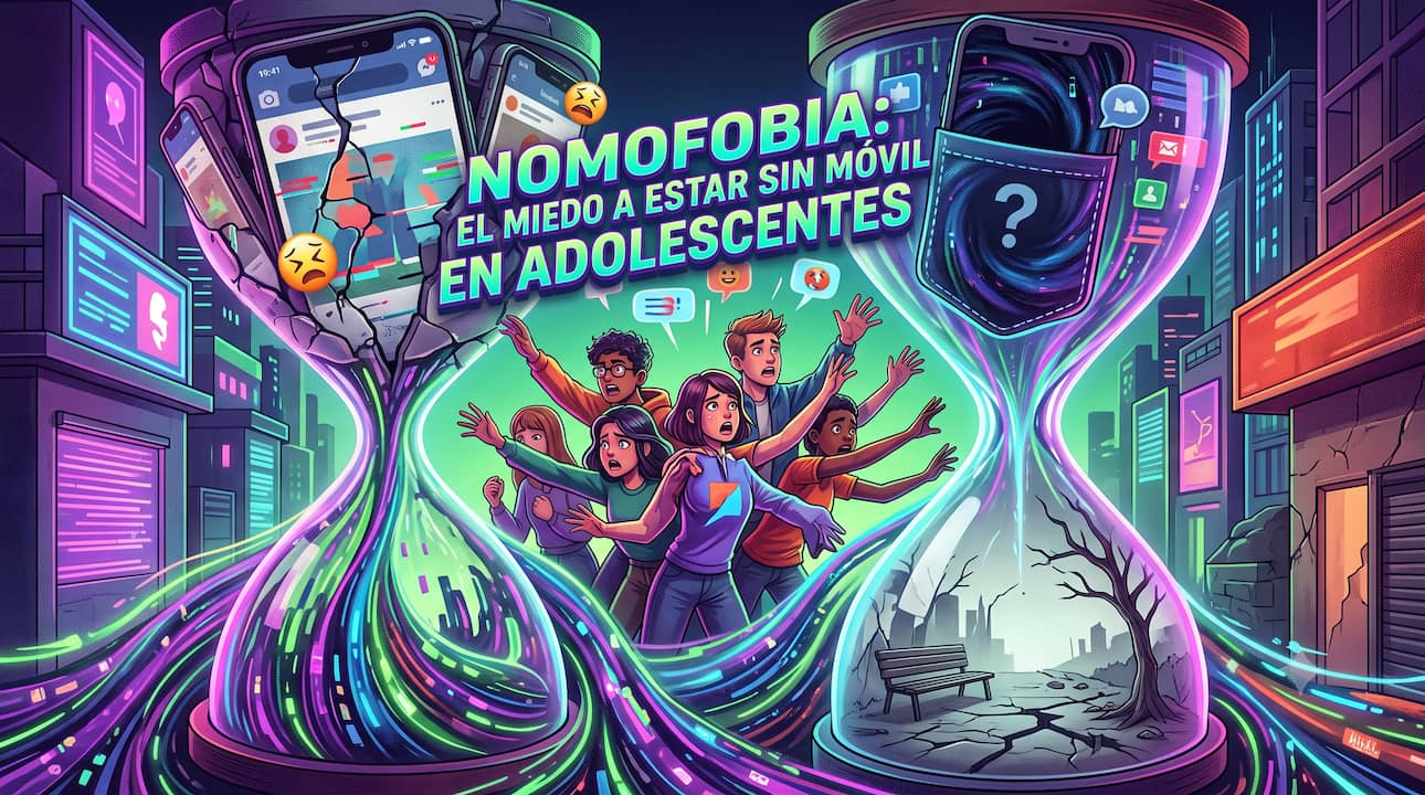 Nomofobia: el miedo a estar sin móvil en adolescentes