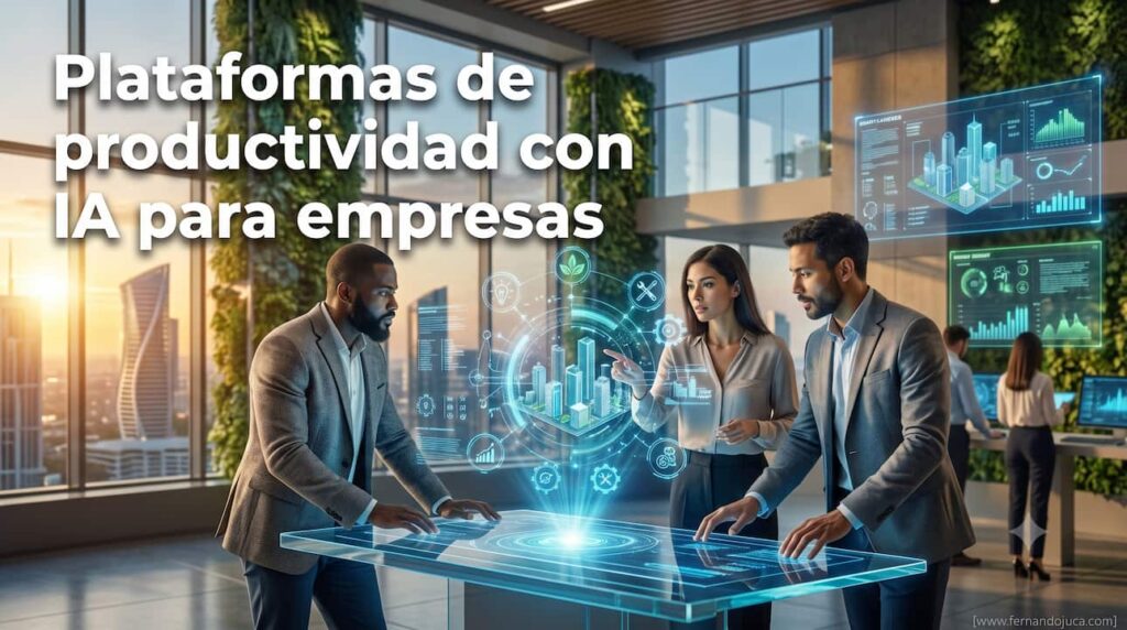 Plataformas de productividad con IA para empresas
