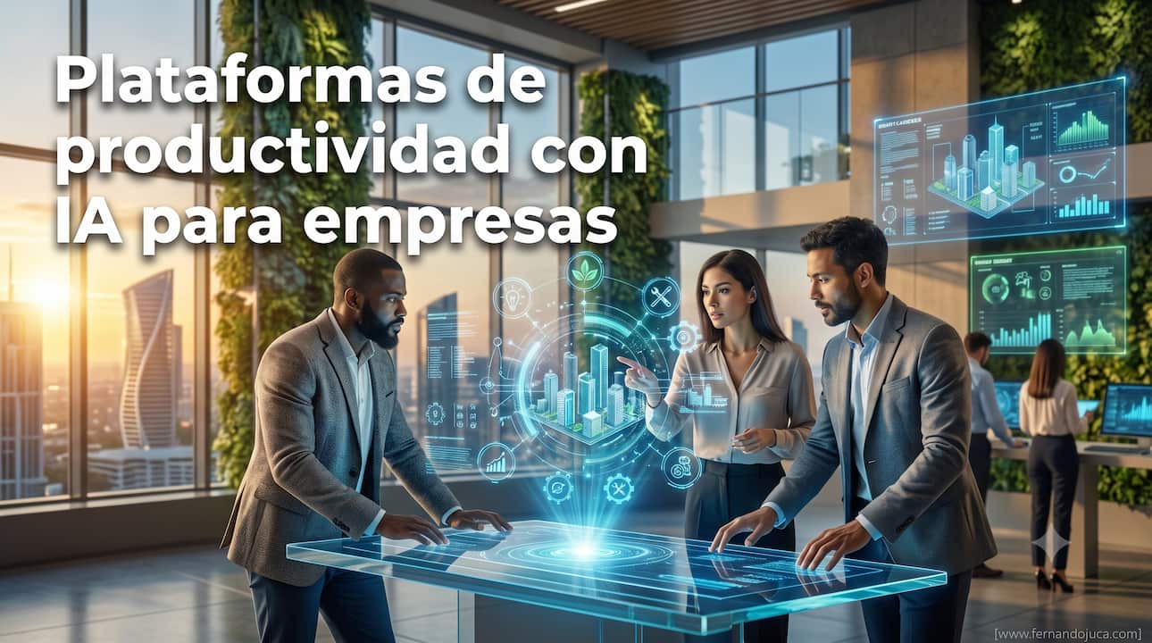 Plataformas de productividad con IA para empresas