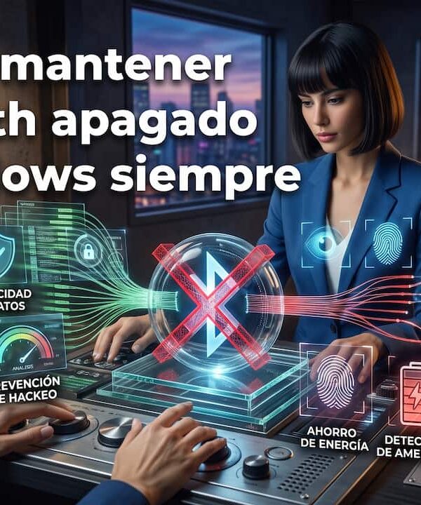 Por qué mantener Bluetooth apagado en Windows siempre