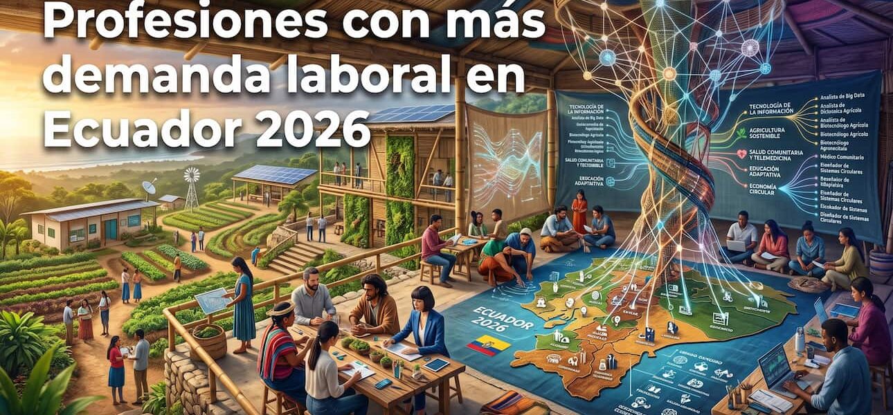 Profesiones con más demanda laboral en Ecuador 2026