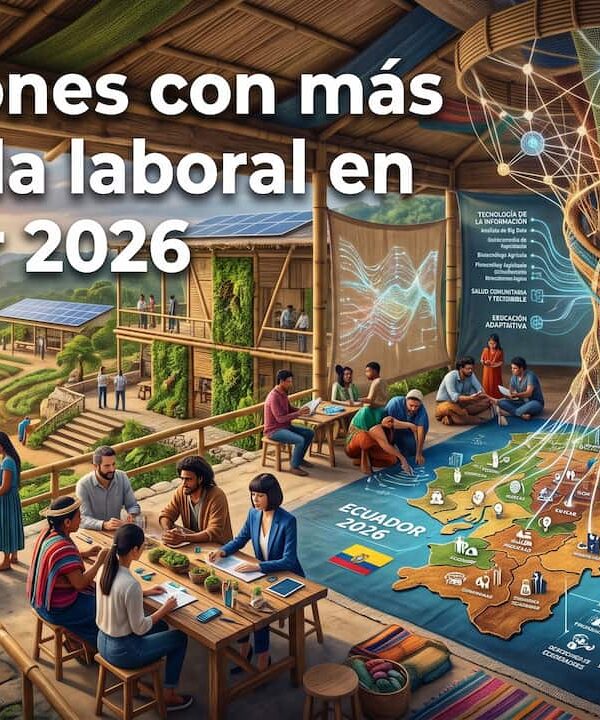 Profesiones con más demanda laboral en Ecuador 2026