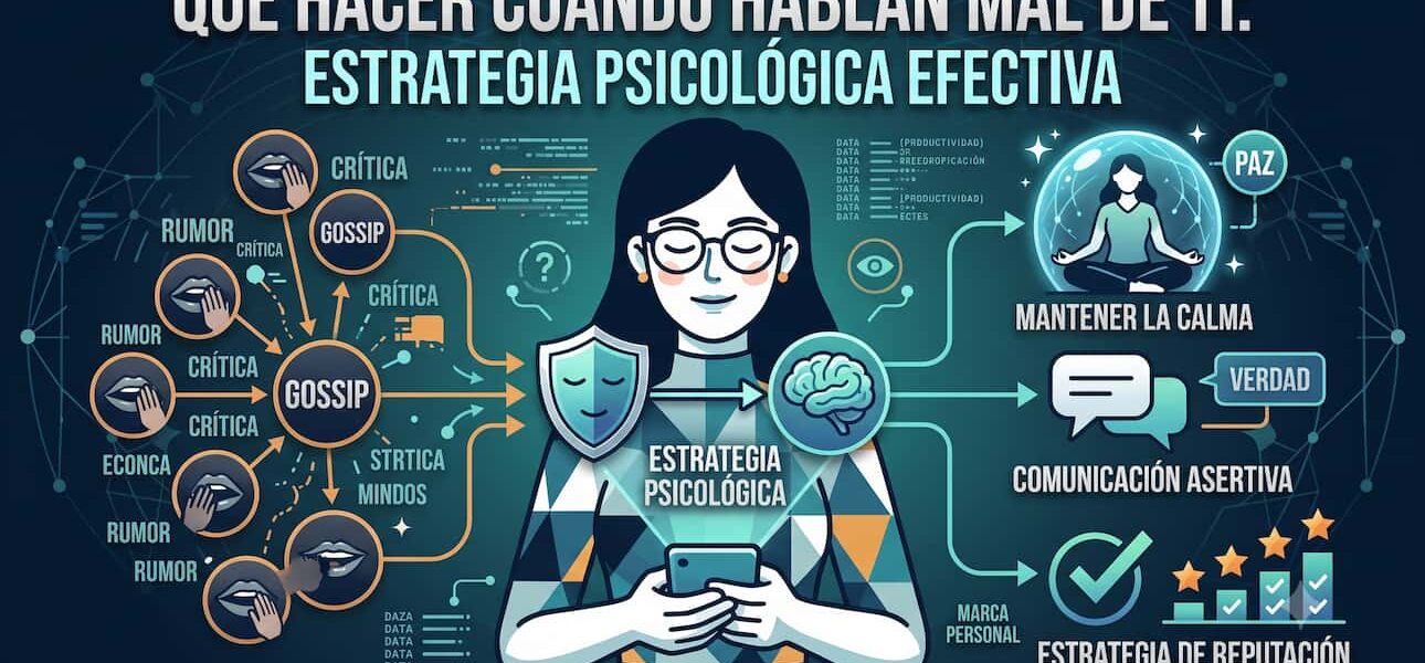 Qué hacer cuando hablan mal de ti: Estrategia psicológica efectiva
