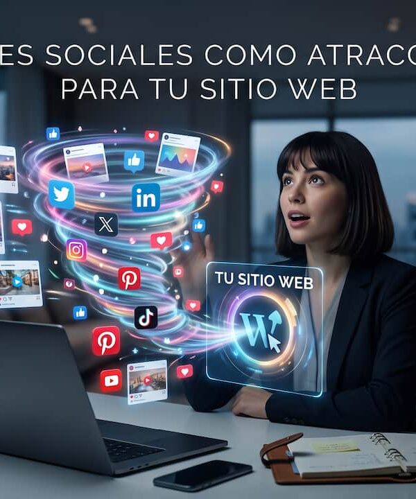 Redes sociales como atracción para tu sitio web