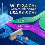 Wi-Fi 2,4 GHz limita tu velocidad: usa 5 o 6 GHz