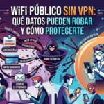 WiFi público sin VPN: qué datos pueden robar y cómo protegerte