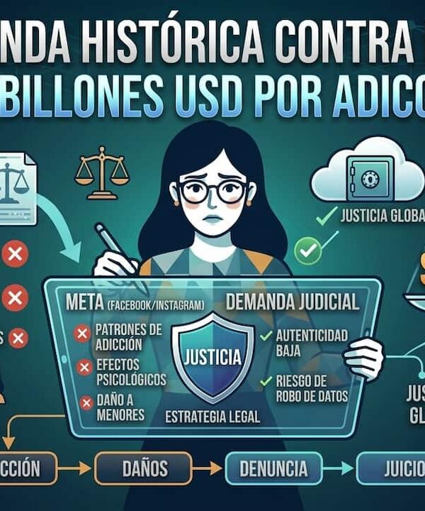 Meta enfrenta demanda de 1,4 billones dólares por adicción
