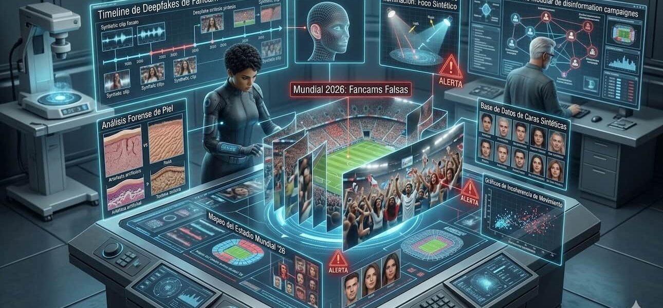 IA genera fancams falsas de mujeres en el Mundial 2026
