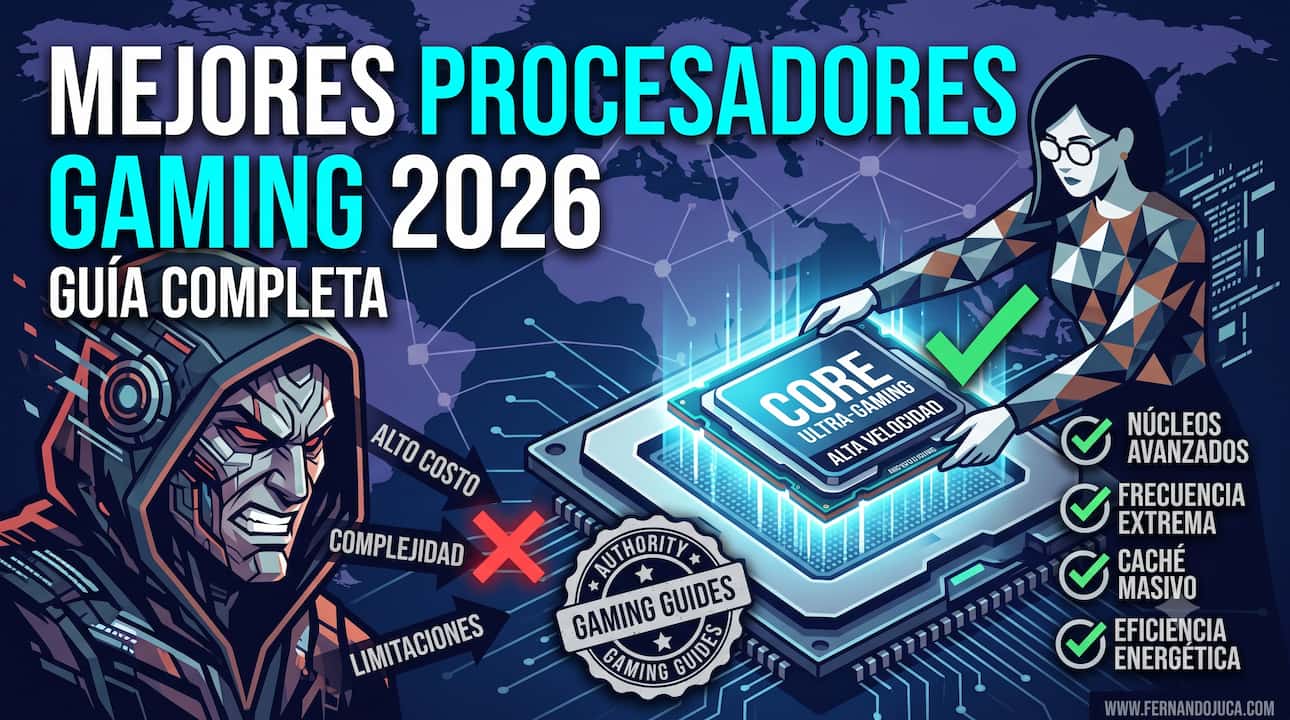 Mejores procesadores para gaming en 2026: guía completa