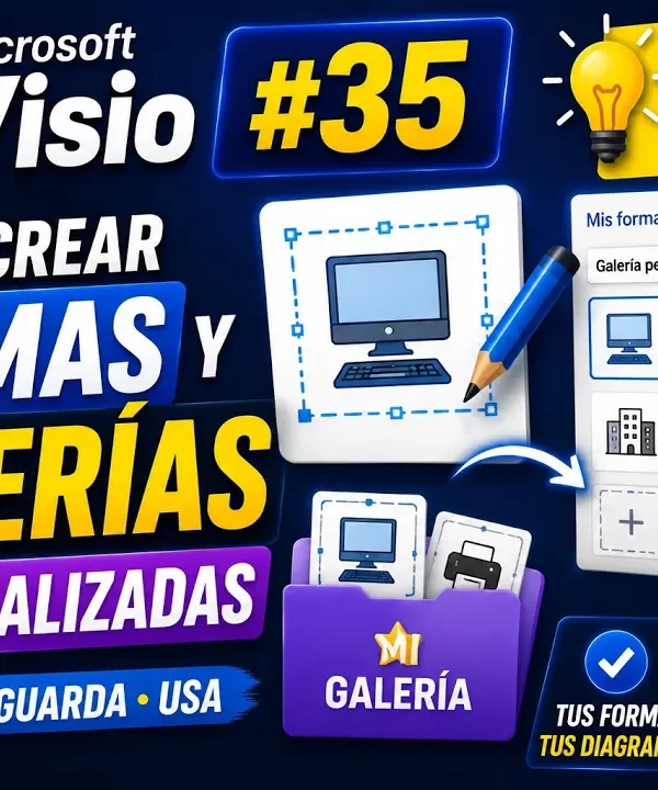 Crear formas personalizadas en Microsoft Visio paso a paso