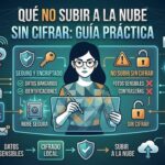 Qué no subir a la nube sin cifrar: guía práctica