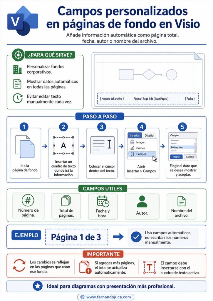 visio 24 campos personalizados