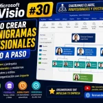 Crear organigramas en Microsoft Visio paso a paso | Tema 30